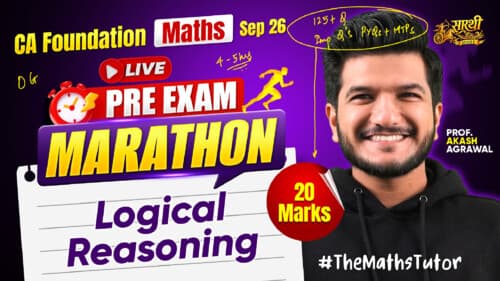 First page of Marathon Pdf Aakash Aggarwal Sir If anybody wants PW, Vishwas Ca and Parag Sir Classes DM me