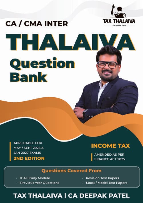 First page of Direct tax question bank