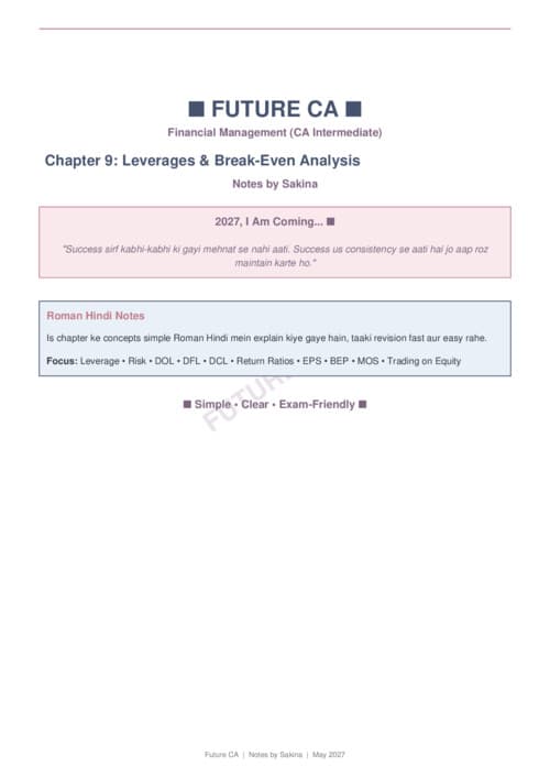 First page of I know it's made with the help of AI but it's my notes converted into PDF with help of AI so no hate if like then refer it otherwise you can go