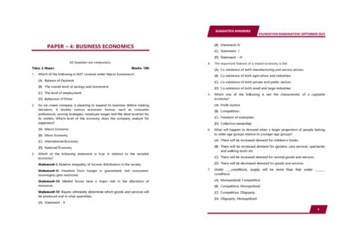 First page of economics may 2025