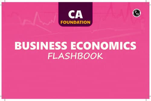 First page of Pw Flashbook Economics