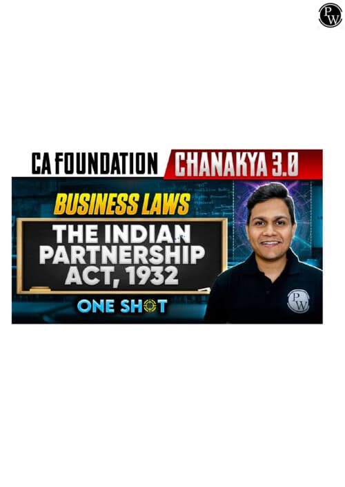 First page of The indian partnership act 1932 by Nikesh sir