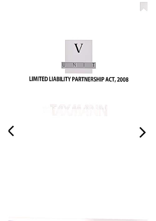 First page of Question Answers of LLP, 2008