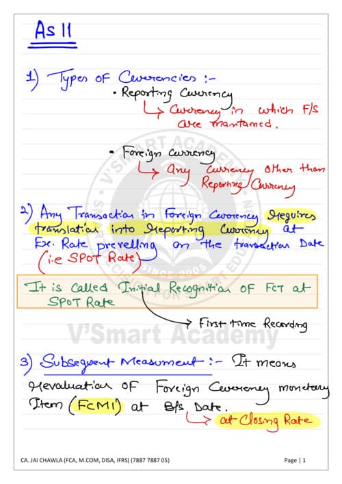 First page of As 11
