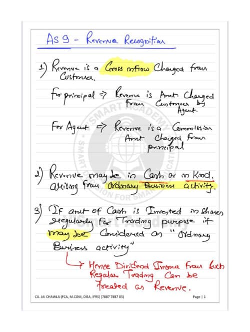 First page of As 9