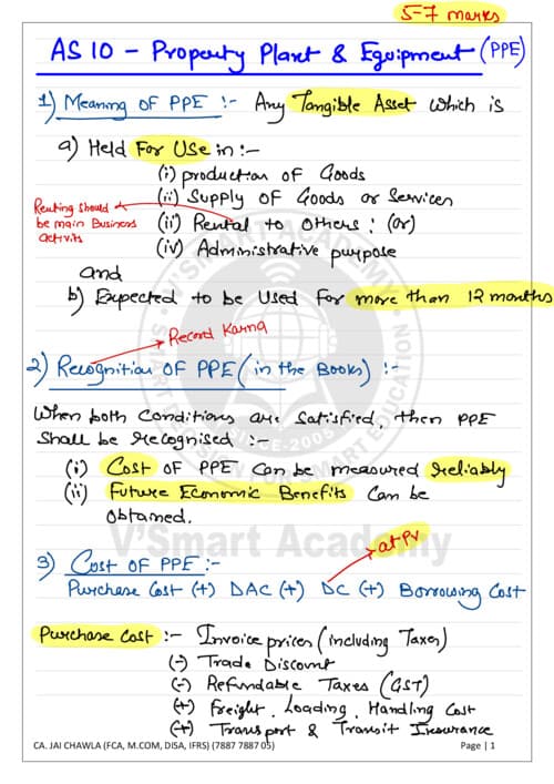 First page of As 10