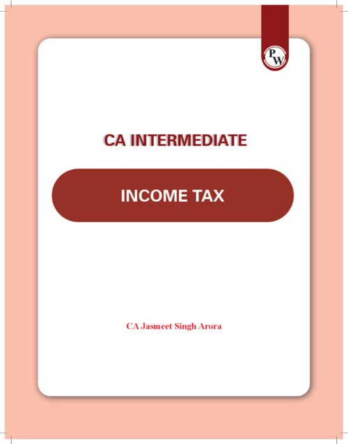 First page of CA inter or CS executive both (Tax notes)
