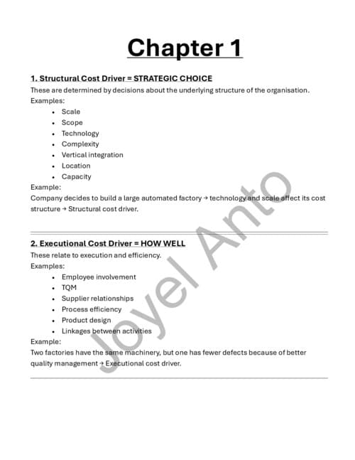 First page of SPOM Set B short notes full chapters just for quick reference. 16 pages