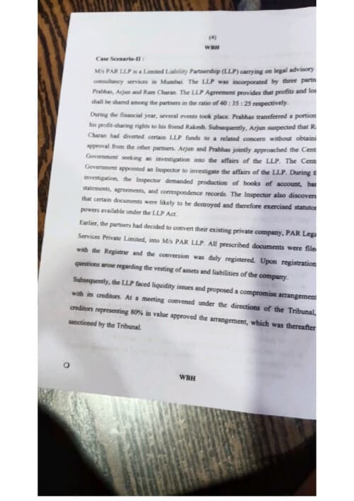 First page of Sep26 law question paper
