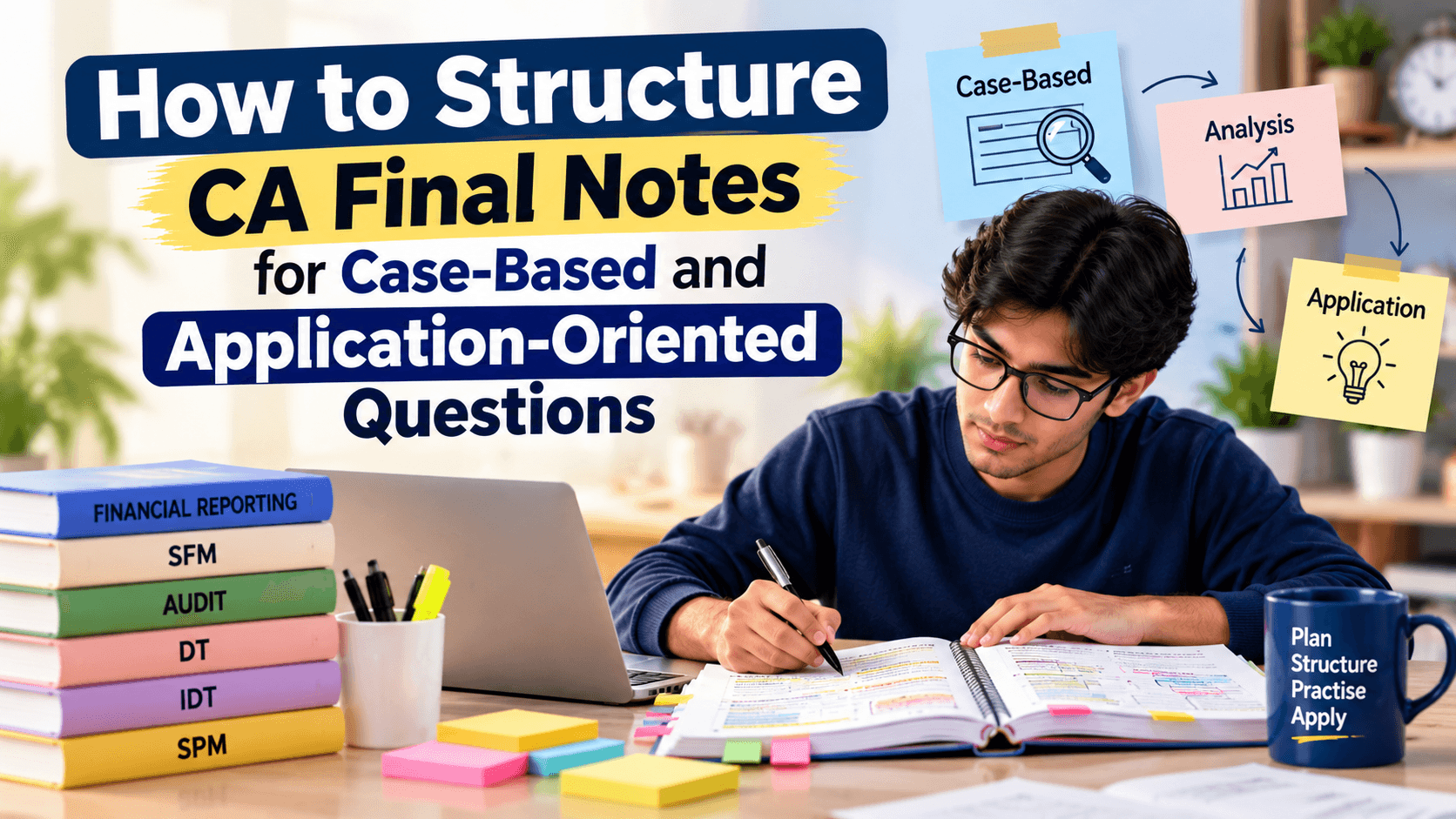 How to Structure CA Final Notes for Case-Based and Application-Oriented Questions