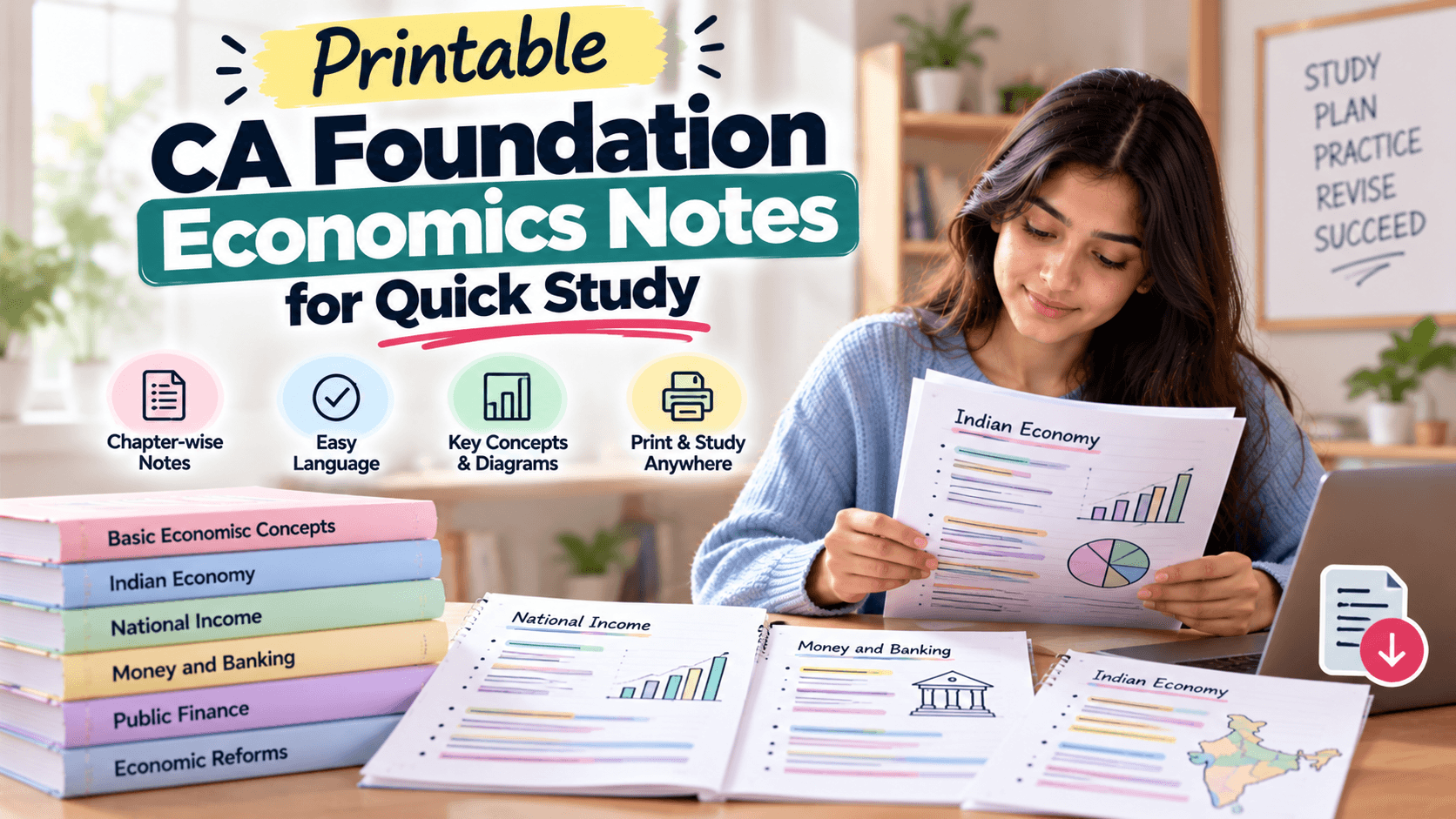 Printable CA Foundation Economics Notes for Quick Study