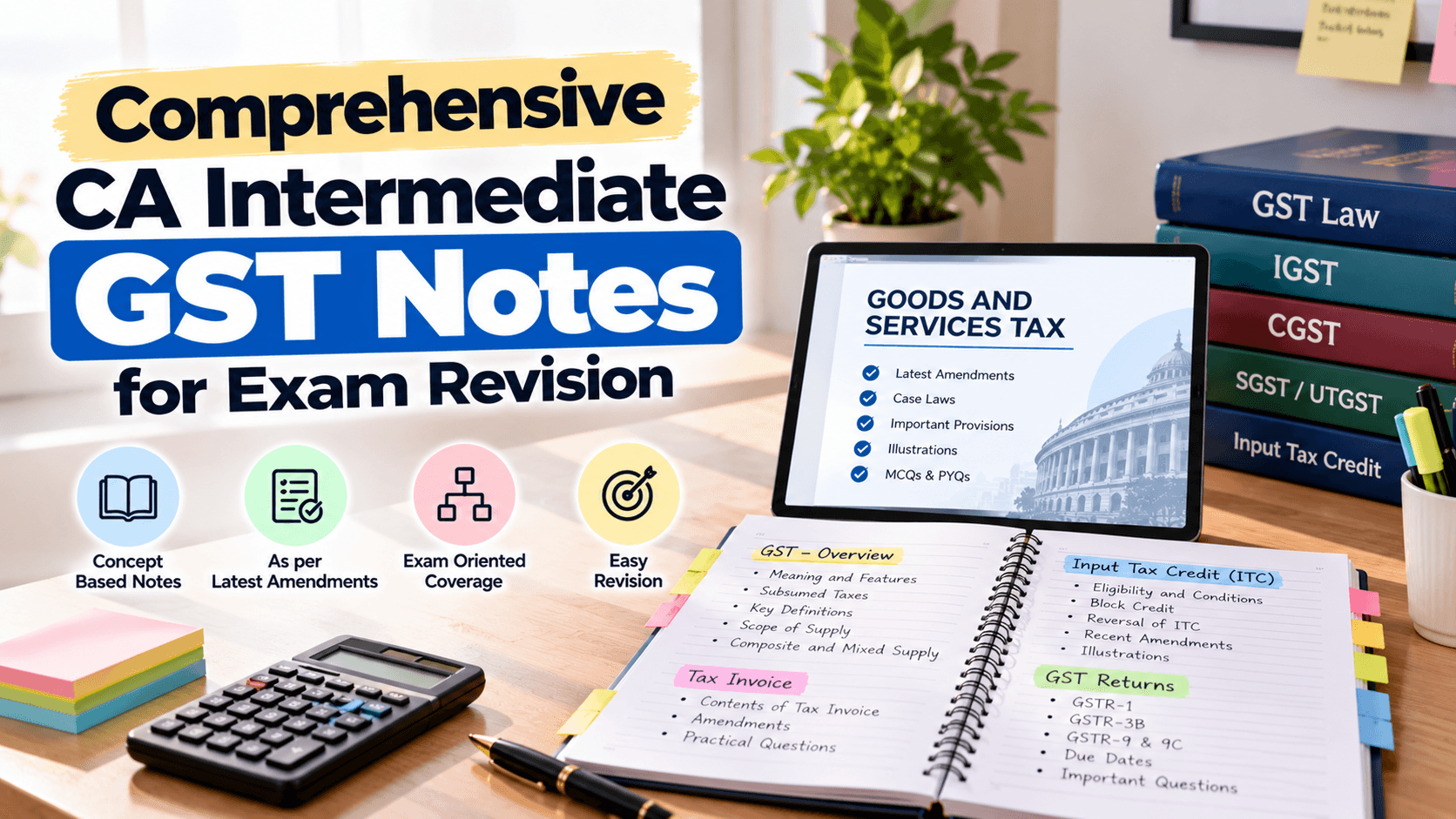 Comprehensive CA Intermediate GST Notes for Exam Revision