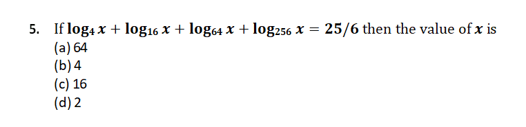 Image attached to the doubt: Logarithm question please solve and exlain