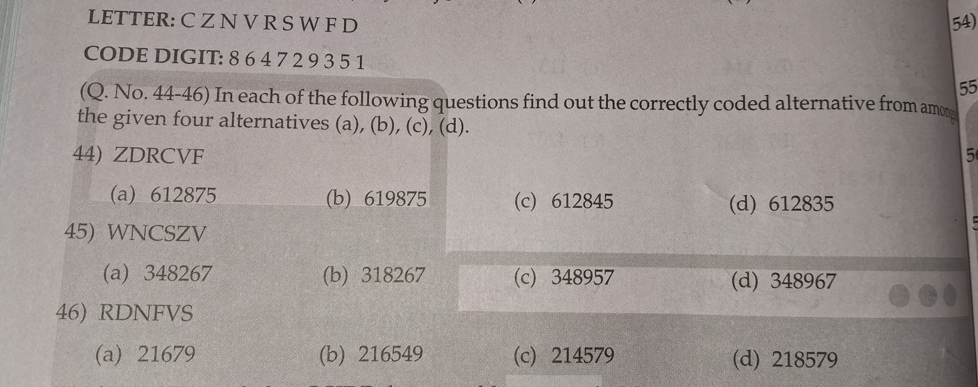 Image attached to the doubt: can anyone please Tell me how to solve q44-46