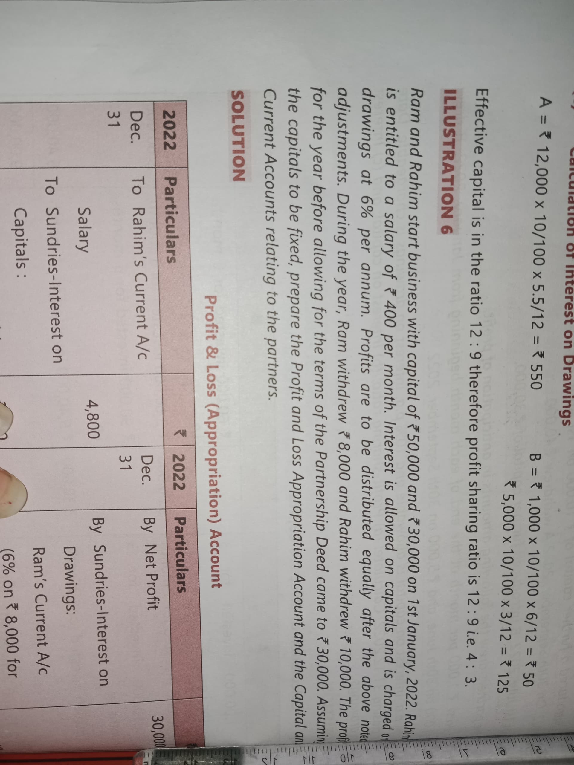 Image attached to the doubt: Illus 6 mein humne drawings mein interest 6 months ka kyu nikala ?