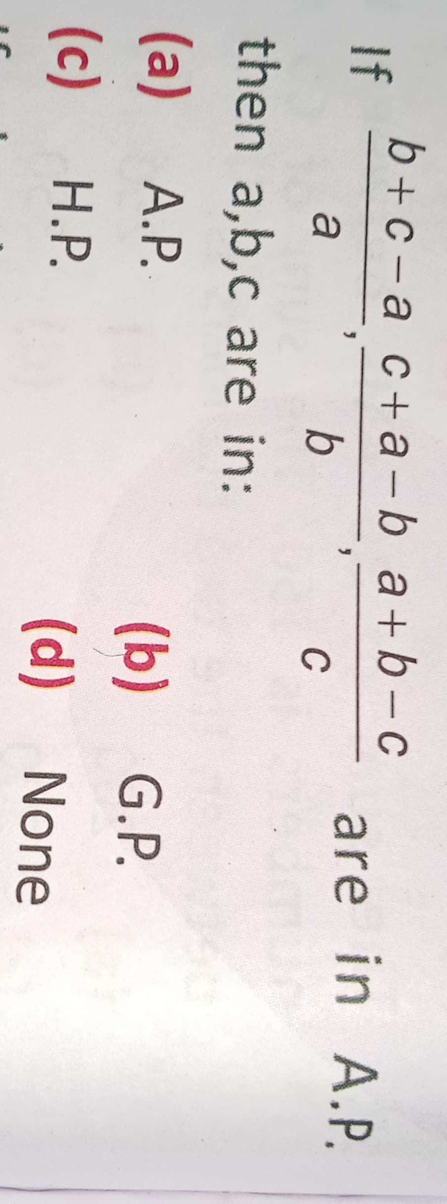 Image attached to the doubt: Explain how c