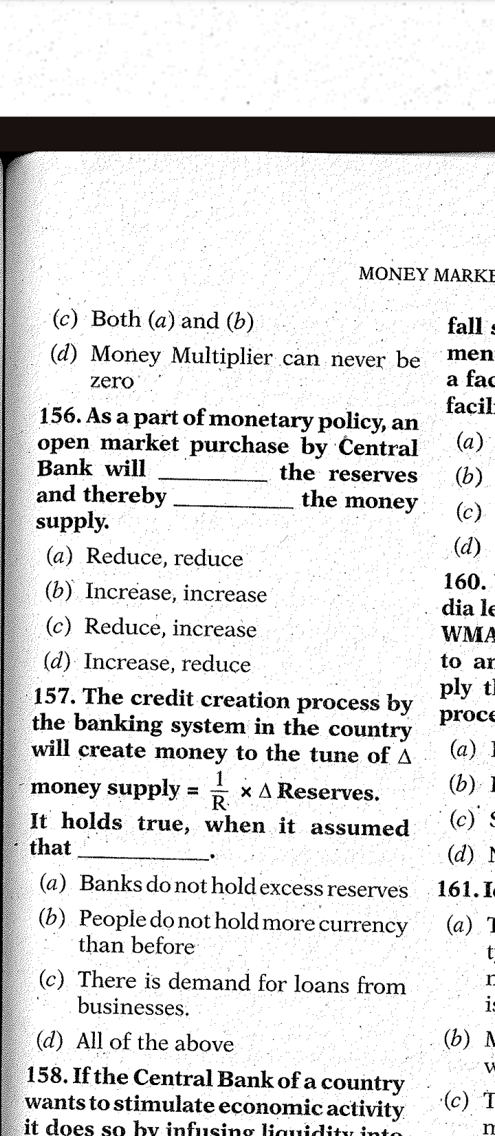Image attached to the doubt: How 156 questions's answer is a