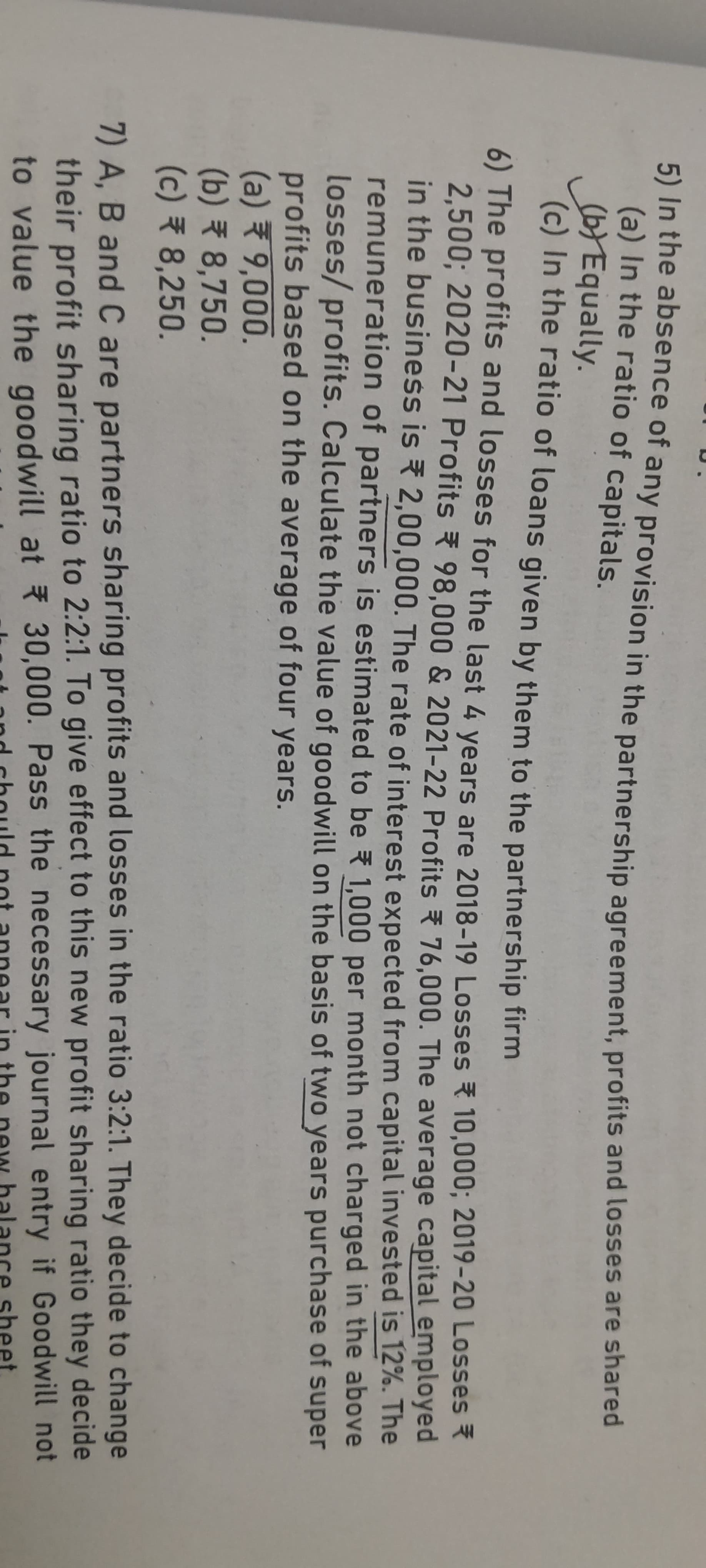 Image attached to the doubt: Can anyone help me with the 6th qn plss