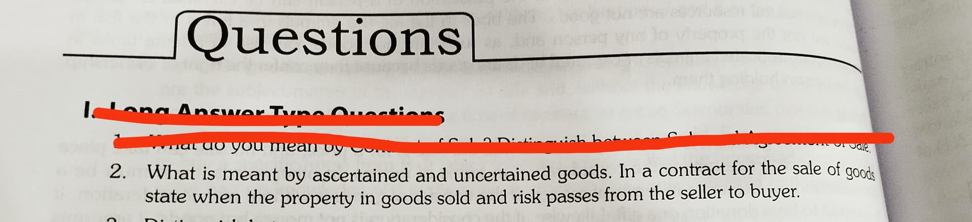 Image attached to the doubt: This is question of business law sales of goods act 1930 Anyone can tell what…