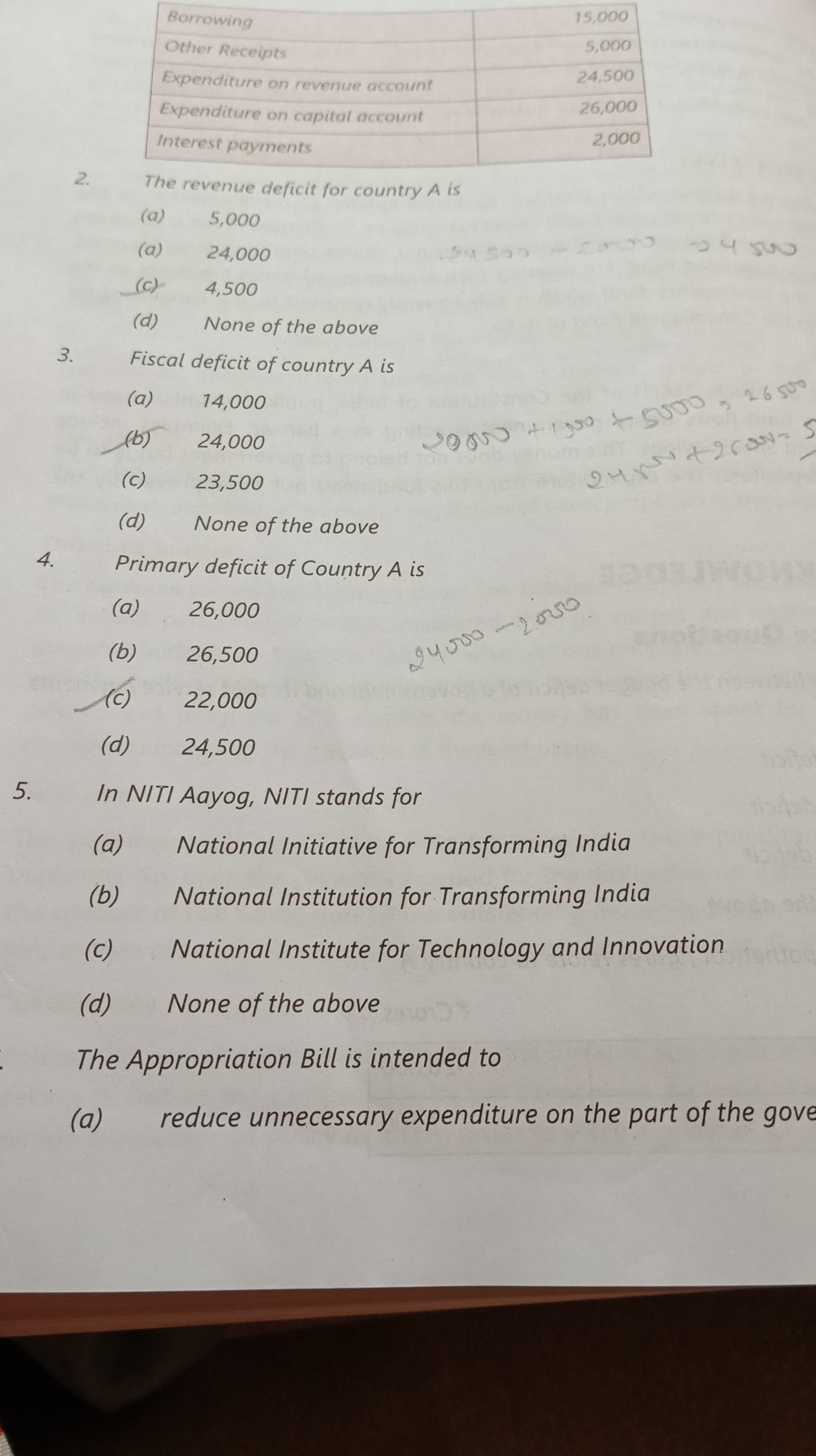 Image attached to the doubt: Question 4solve