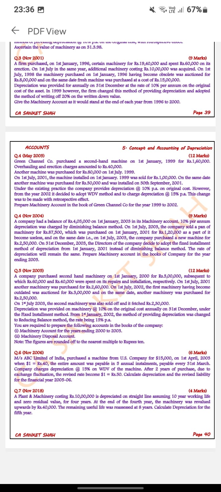 Image attached to the doubt: Ques no 4 Nov 2004 ka solution