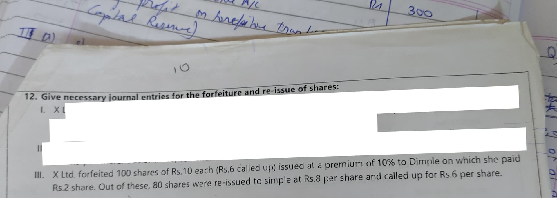 Image attached to the doubt: I need Answer with explanation