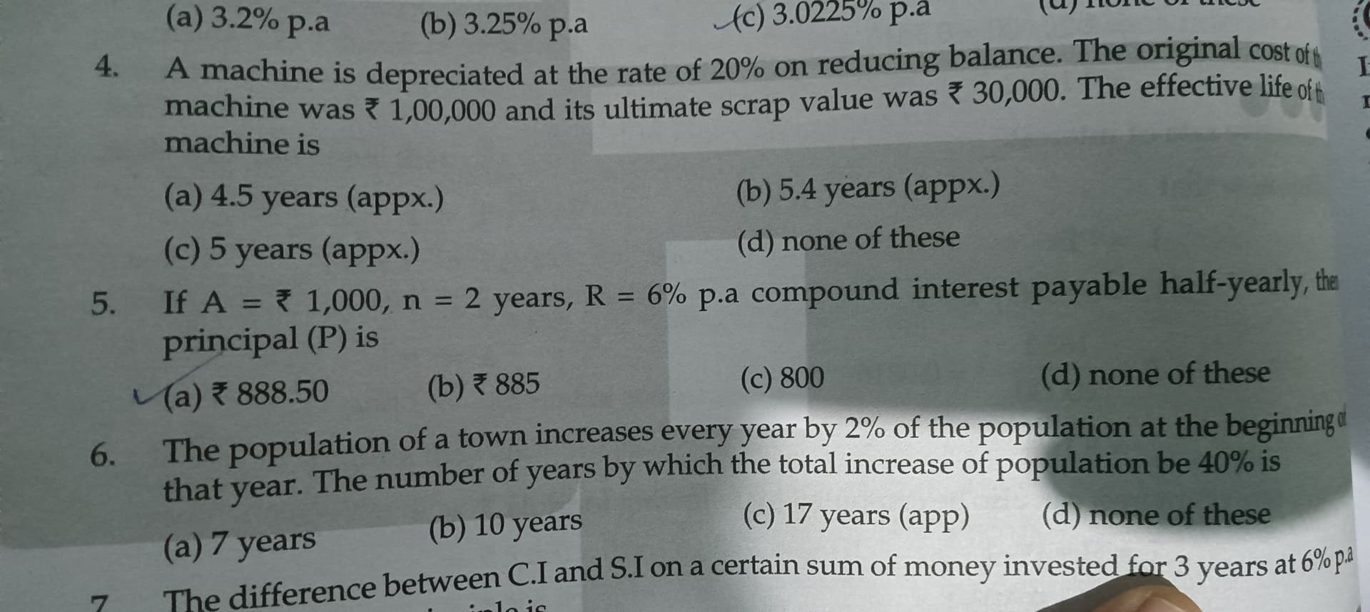 Image attached to the doubt: Please solve question 4