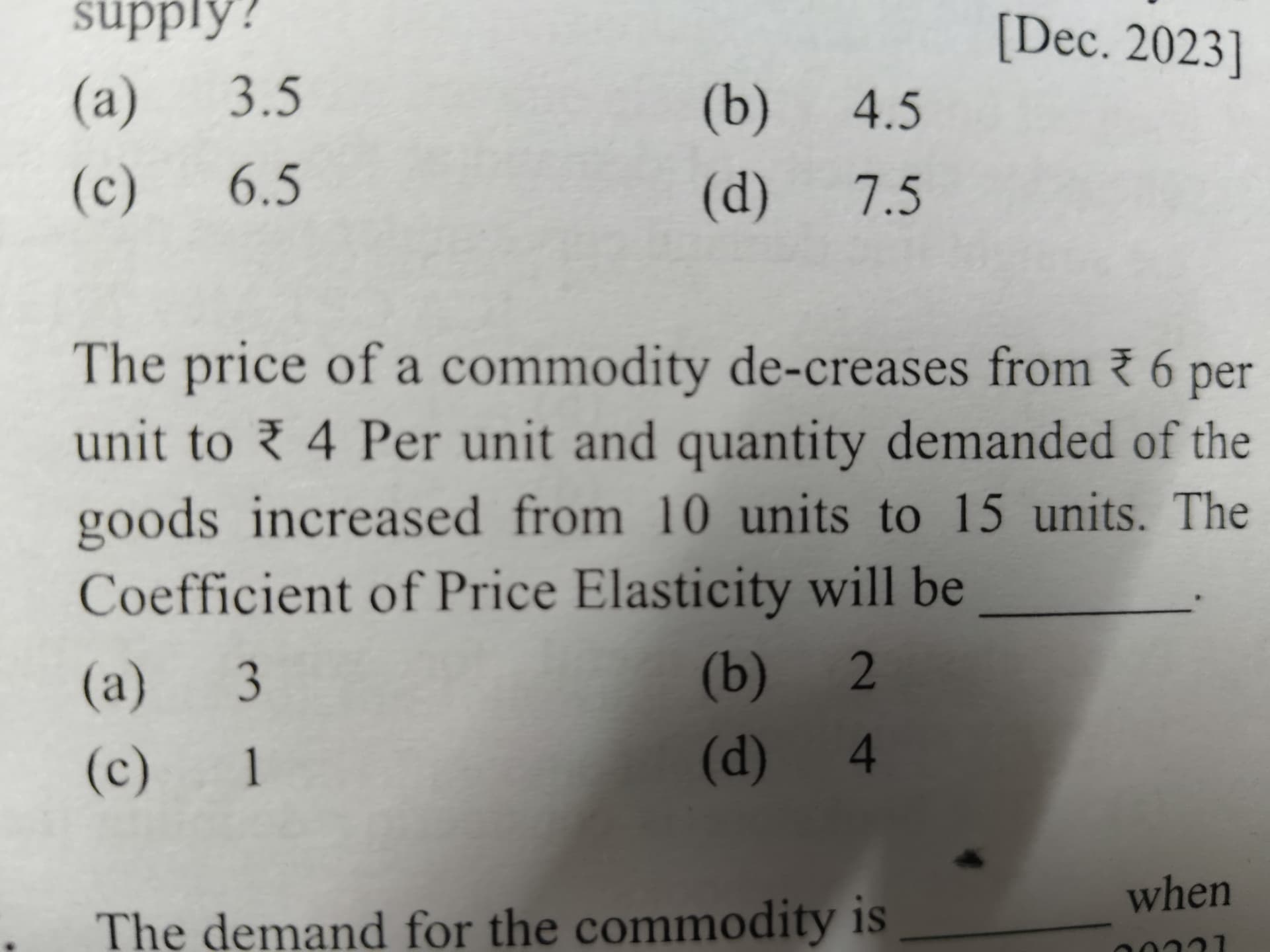 Image attached to the doubt: What is the formula to solve this question?