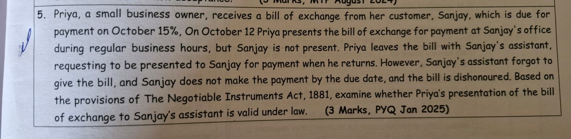 Image attached to the doubt: If someone know about the applicable provision, in this case , please share .