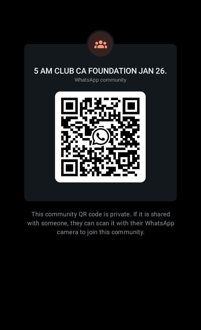Image attached to the doubt: Join the grp by this qr code