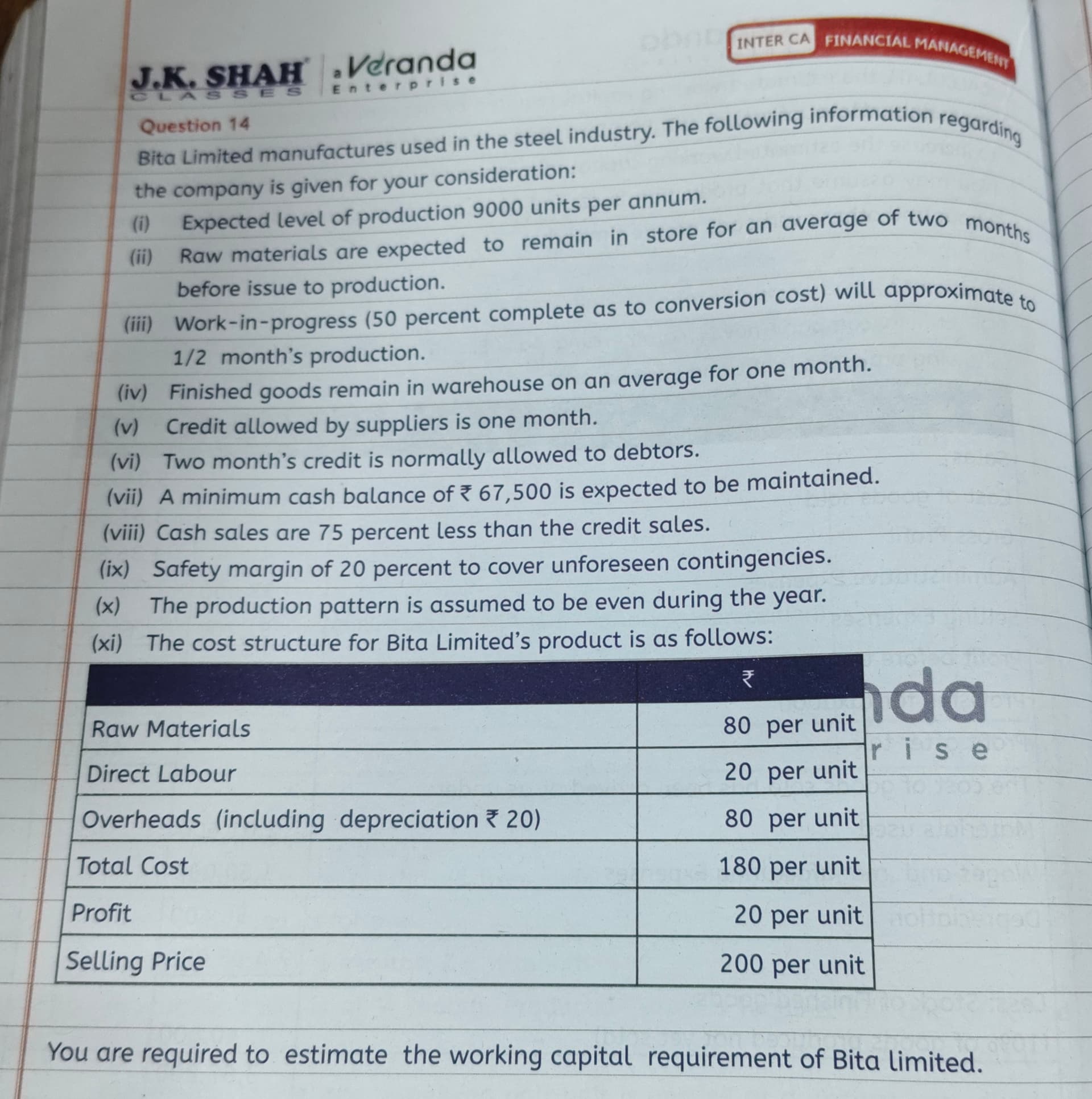 Image attached to the doubt: Find out the debtors ?