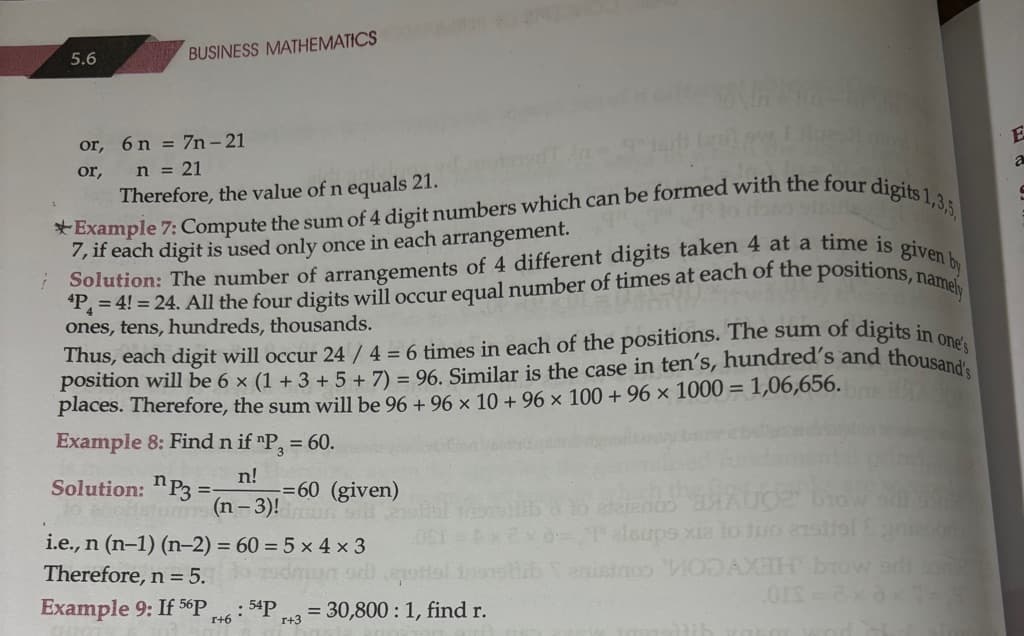 Image attached to the doubt: Example 7 explanation how to solve it