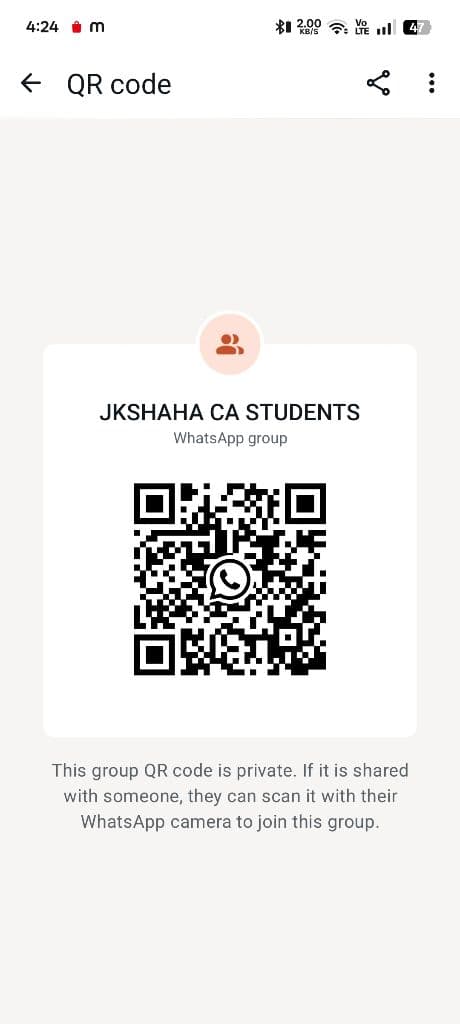 Image attached to the doubt: Jkshah student join the group