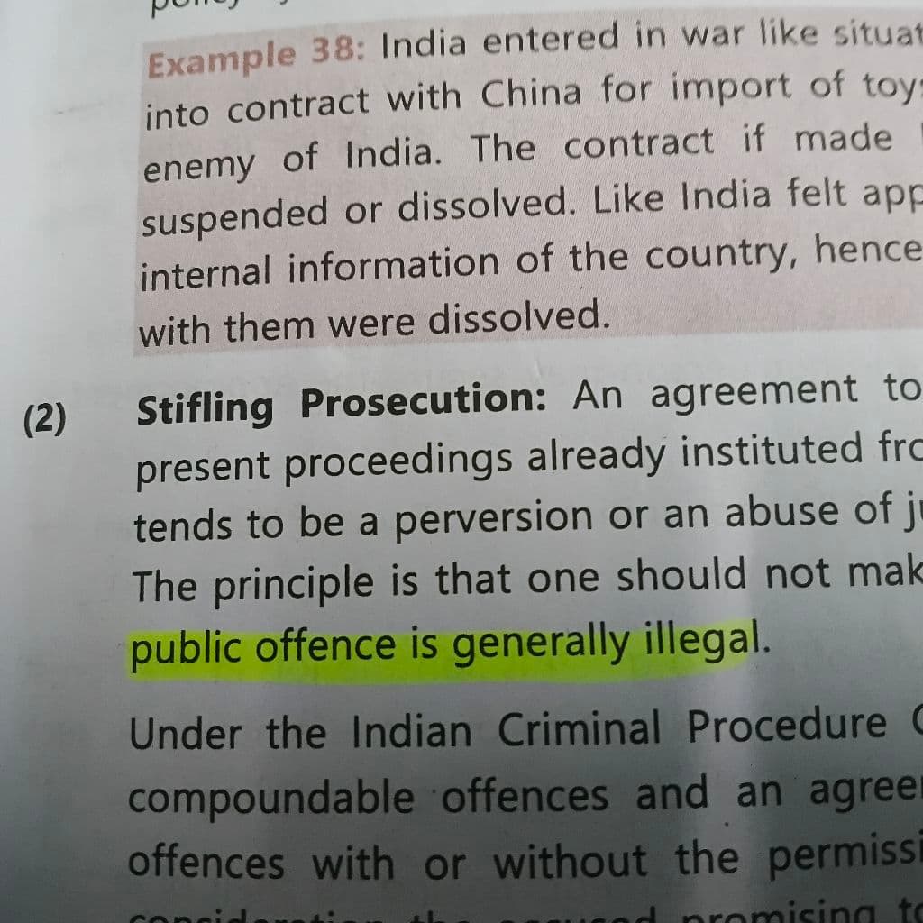 Image attached to the doubt: What is stifling prosecution