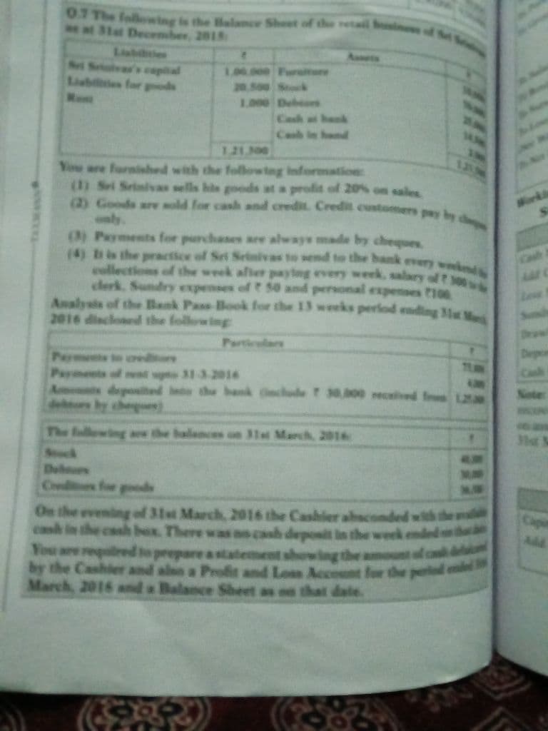 Image attached to the doubt: How to do this problem