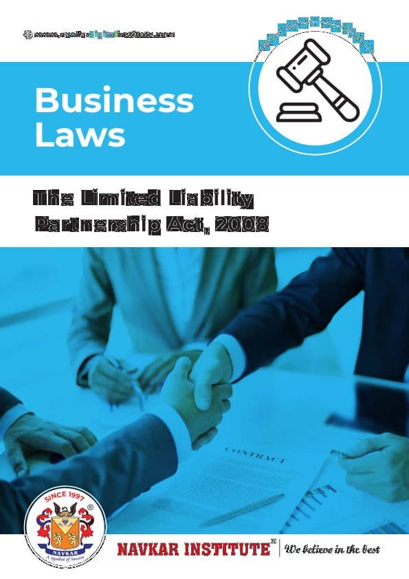 First page of Limited Liability Partnership Act 2008 Notes and Question Bank