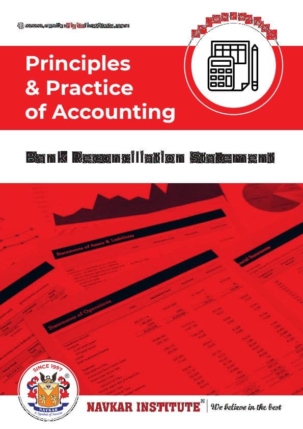 First page of Bank Reconciliation Statement by Navkar Institute