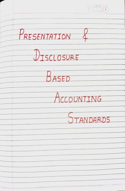 First page of CA Inter Advance Accounts ✔️ Presentation and disclosure based accounting standards: 1)AS 1 2)AS 3 3)AS 17 4)AS 18 5)AS 20 6)AS 24 7)AS 25