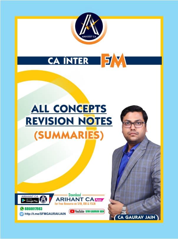 First page of CA - INTERMEDIATE FM SUMMARY NOTES