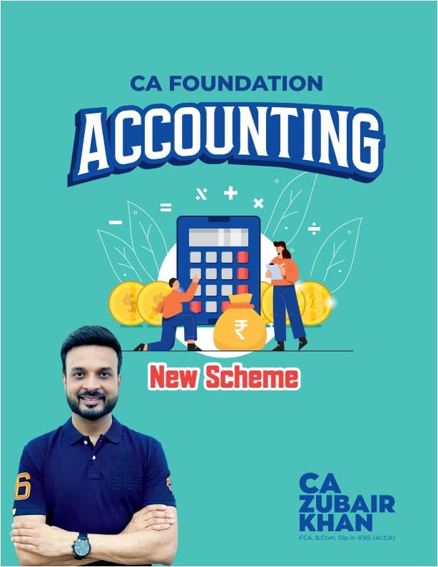 First page of Accounts - CA Zubair Khan Class Book (New scheme)