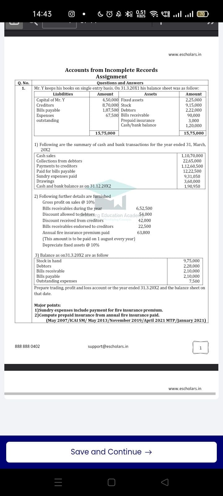 First page of Account from incomplete records from escolars anyone want more chapter msg me