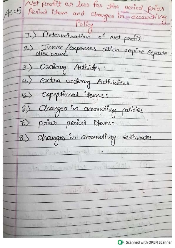 First page of As 5