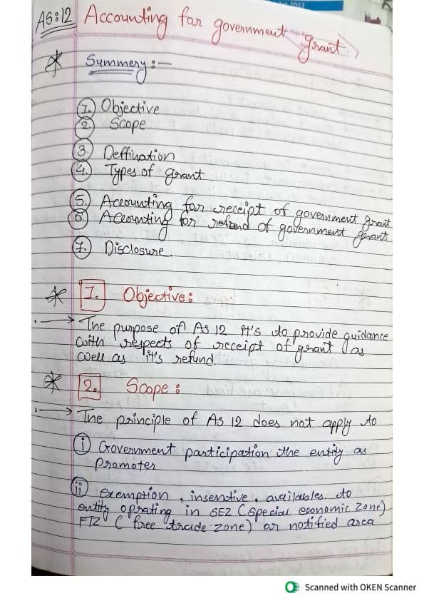 First page of As 12
