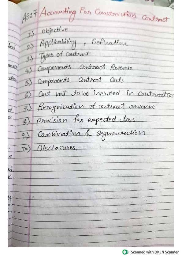 First page of As 7
