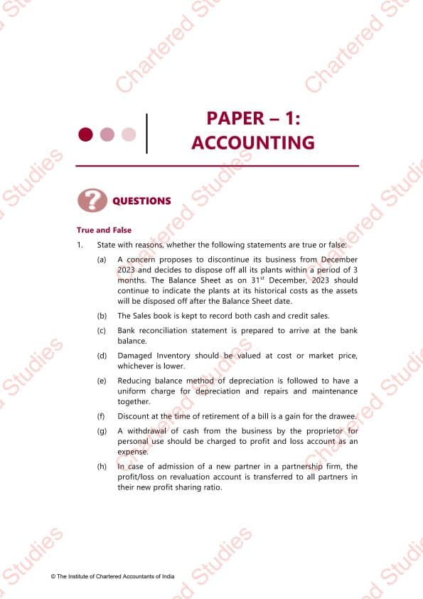 First page of Ca foundation RTP JUN-24 ACCOUNTS