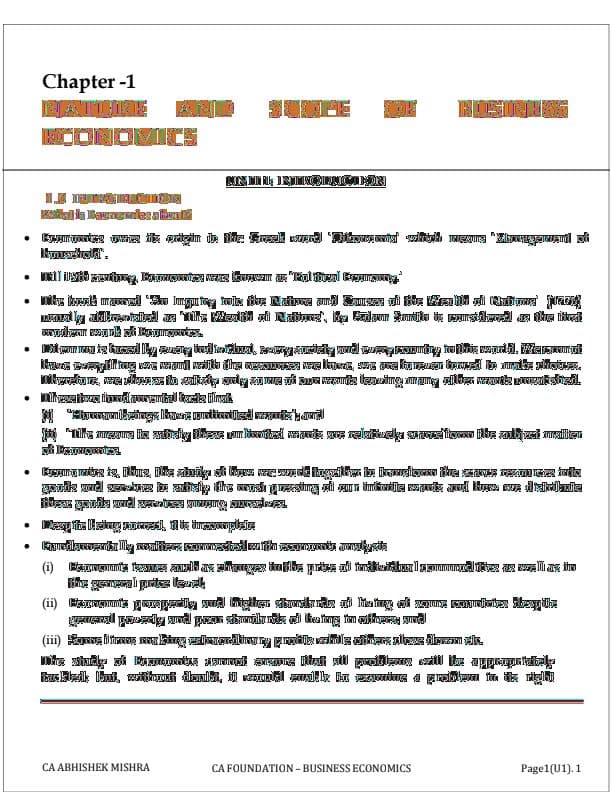 First page of Summarize notes of Business Economics ๐ ๐ต๐ผ๐ฝ๐ฒ ๐๐ต๐ถ๐ ๐๐ถ๐น๐น ๐ต๐ฒ๐น๐ฝ ๐๐ผ๐ ๐๐ต๐ข๐บ ๐ต๐ถ๐ฏ๐ฆ ๐ง๐ฐ๐ณ ๐ฎ๐ฐ๐ณ๐ฆ ๐ค๐ฐ๐ฏ๐ต๐ฆ๐ฏ๐ต