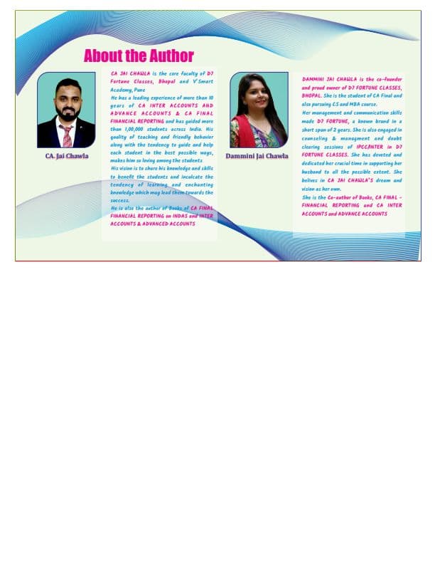 First page of Advance accounting Chart book
