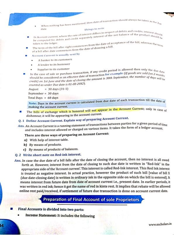 First page of Practice revision of grooming education of chapter 7 10 and 12 For the person who has asked for (aditi)
