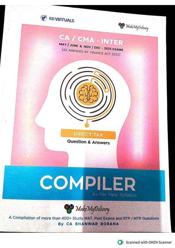 First page of Tax compiler of imp questions for may 24exams new syllabus
