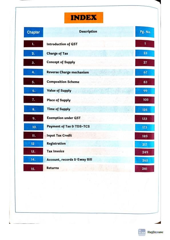 First page of Ca vishal bhattad regular module with ammendment new chapters for sept 24/ jan25